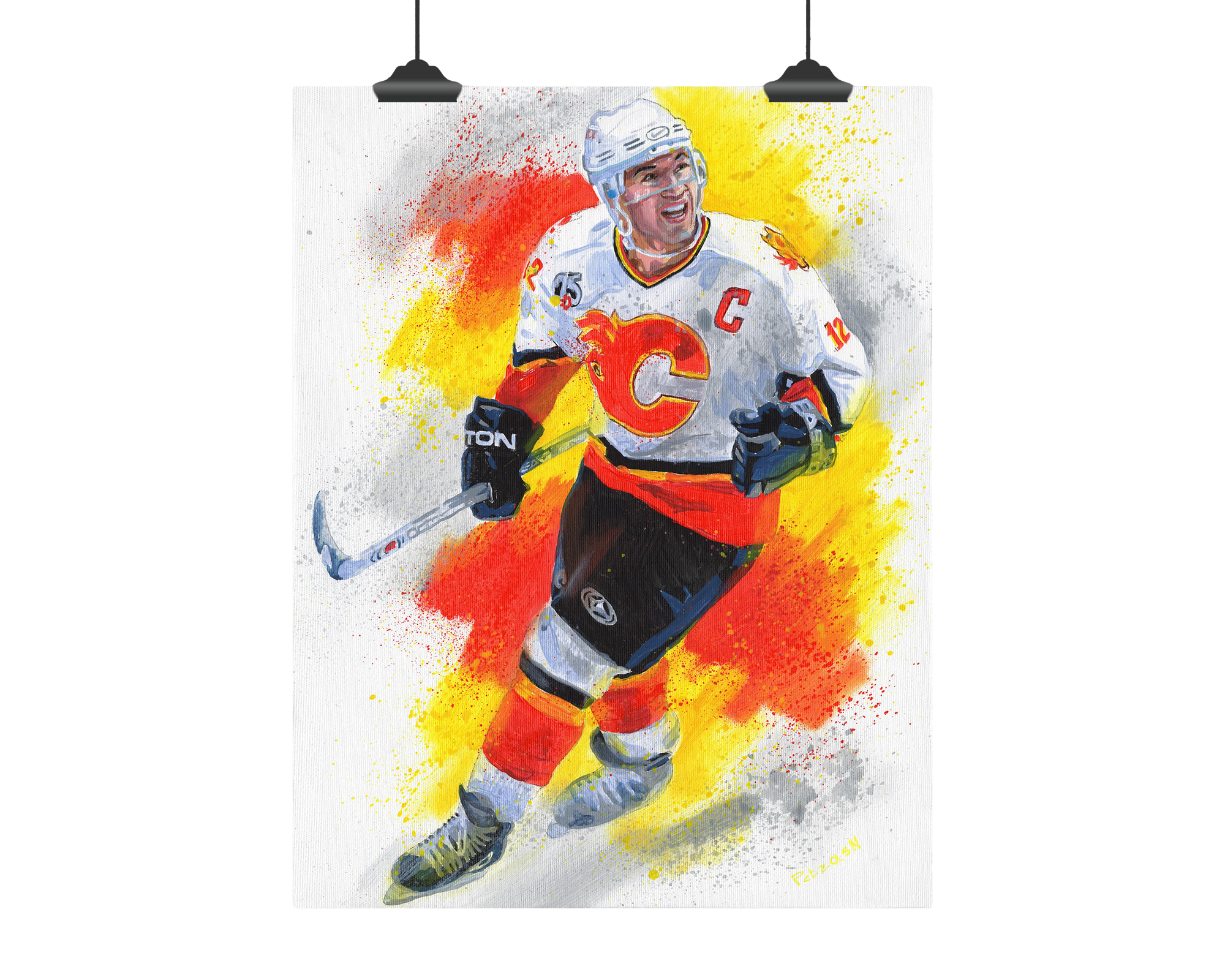 Jarome Iginla Art Print: Canvas or Paper