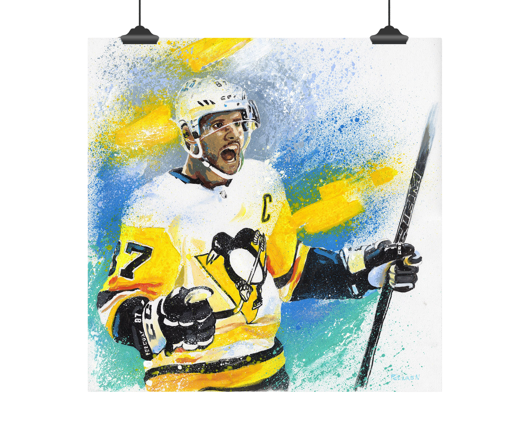 Sidney Crosby Art Print: Canvas or Paper