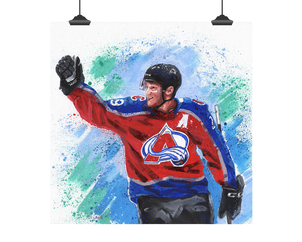 Nathan MacKinnon Art Print: Canvas or Paper
