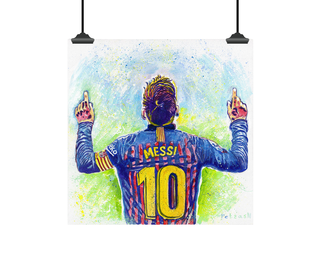 Lionel Messi Art Print: Canvas or Paper