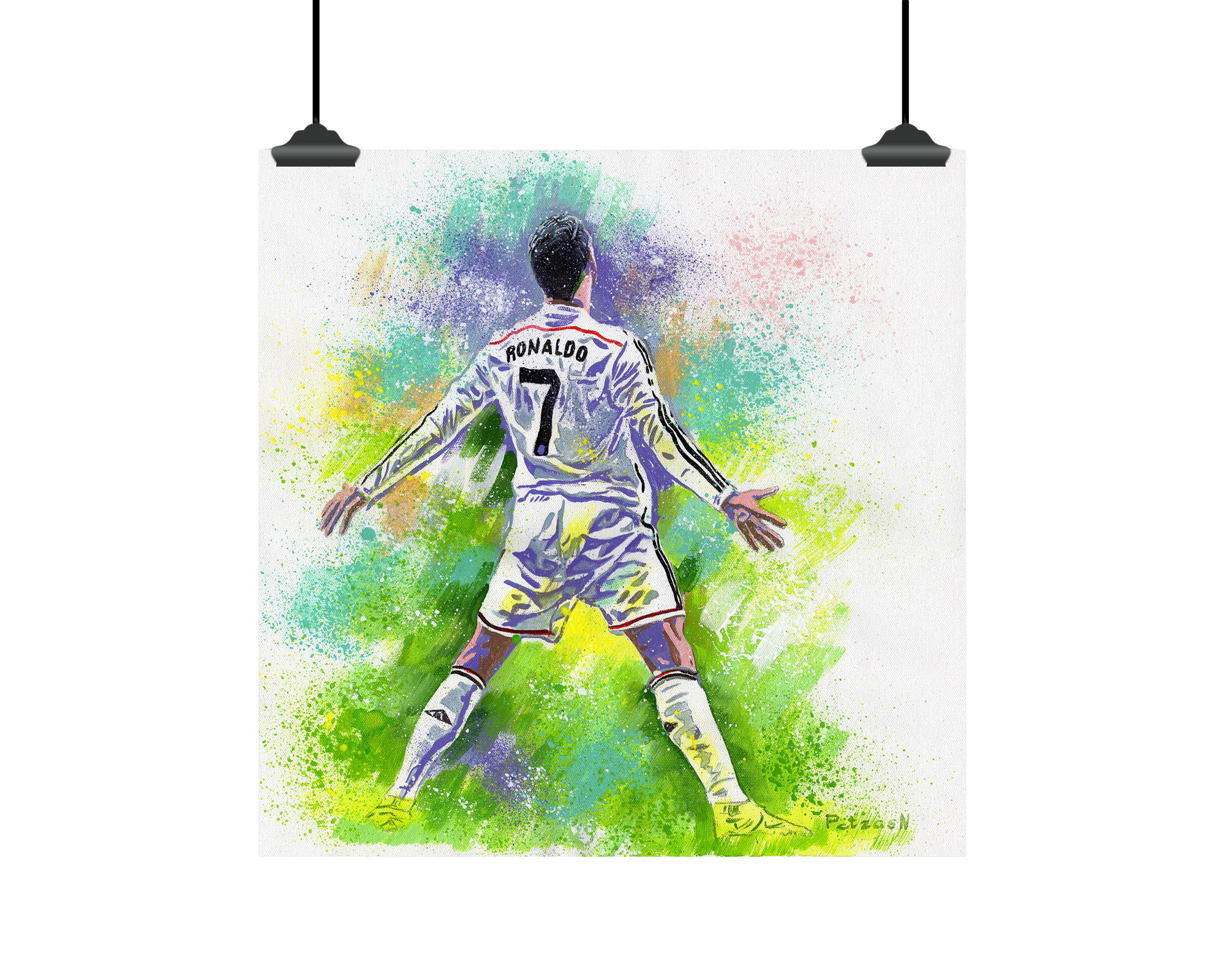 Cristiano Ronaldo Art Print: Canvas or Paper