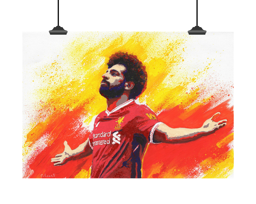 Mohamed Salah Art Print: Canvas or Paper