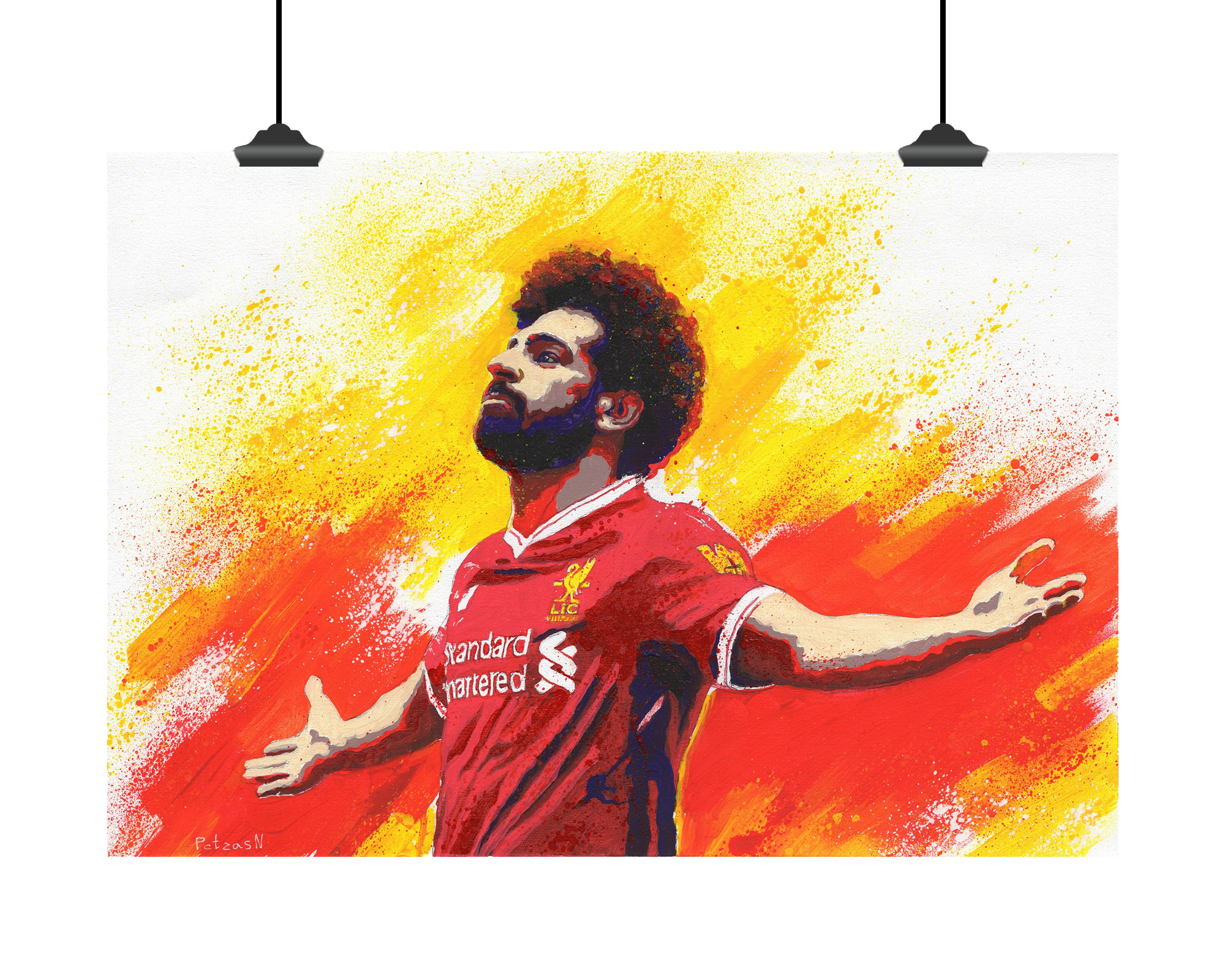 Mohamed Salah Art Print: Canvas or Paper