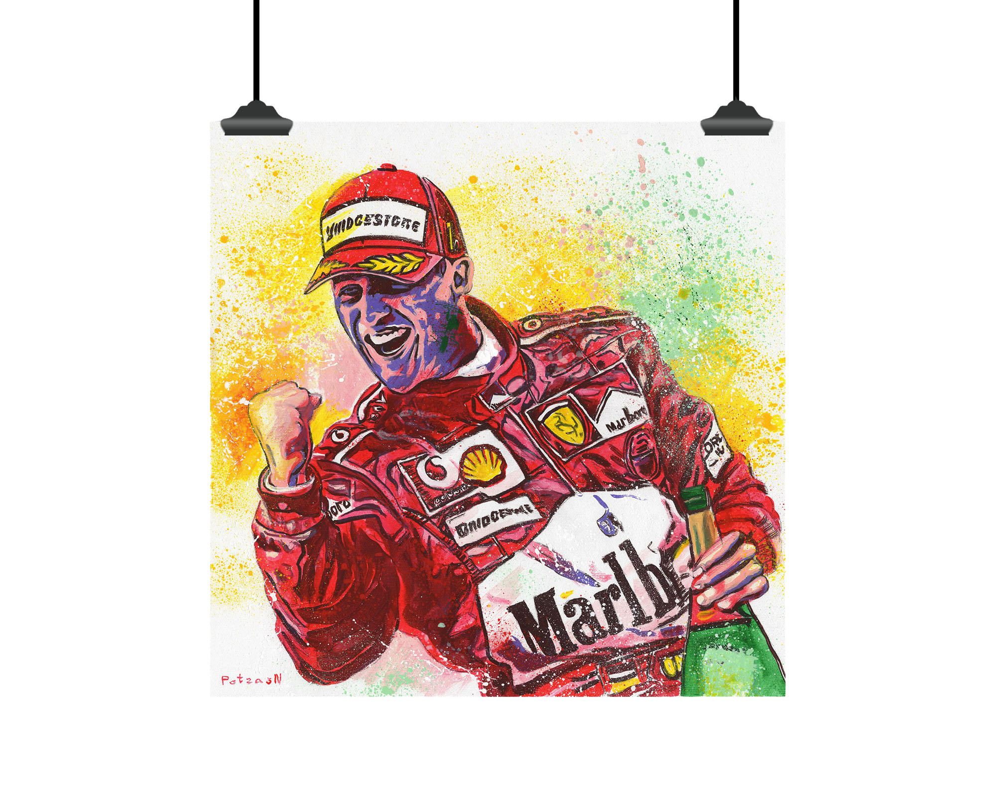 Michael Schumacher Art Print: Canvas or Paper