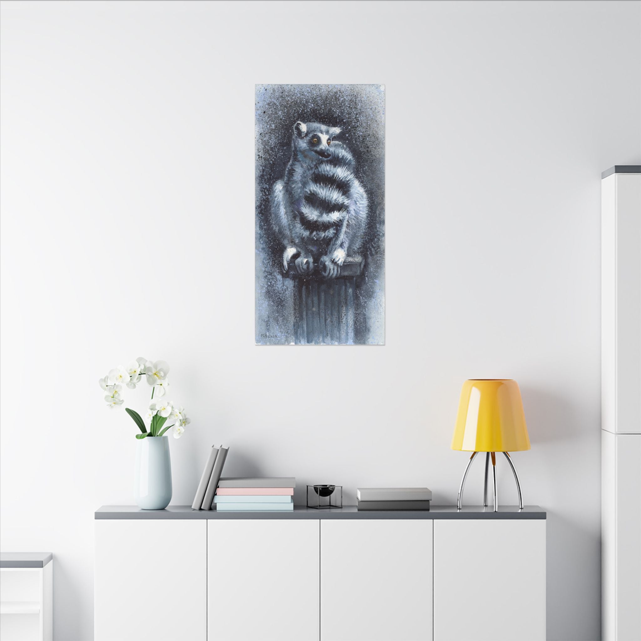 Lemur Art Print: Canvas or Paper