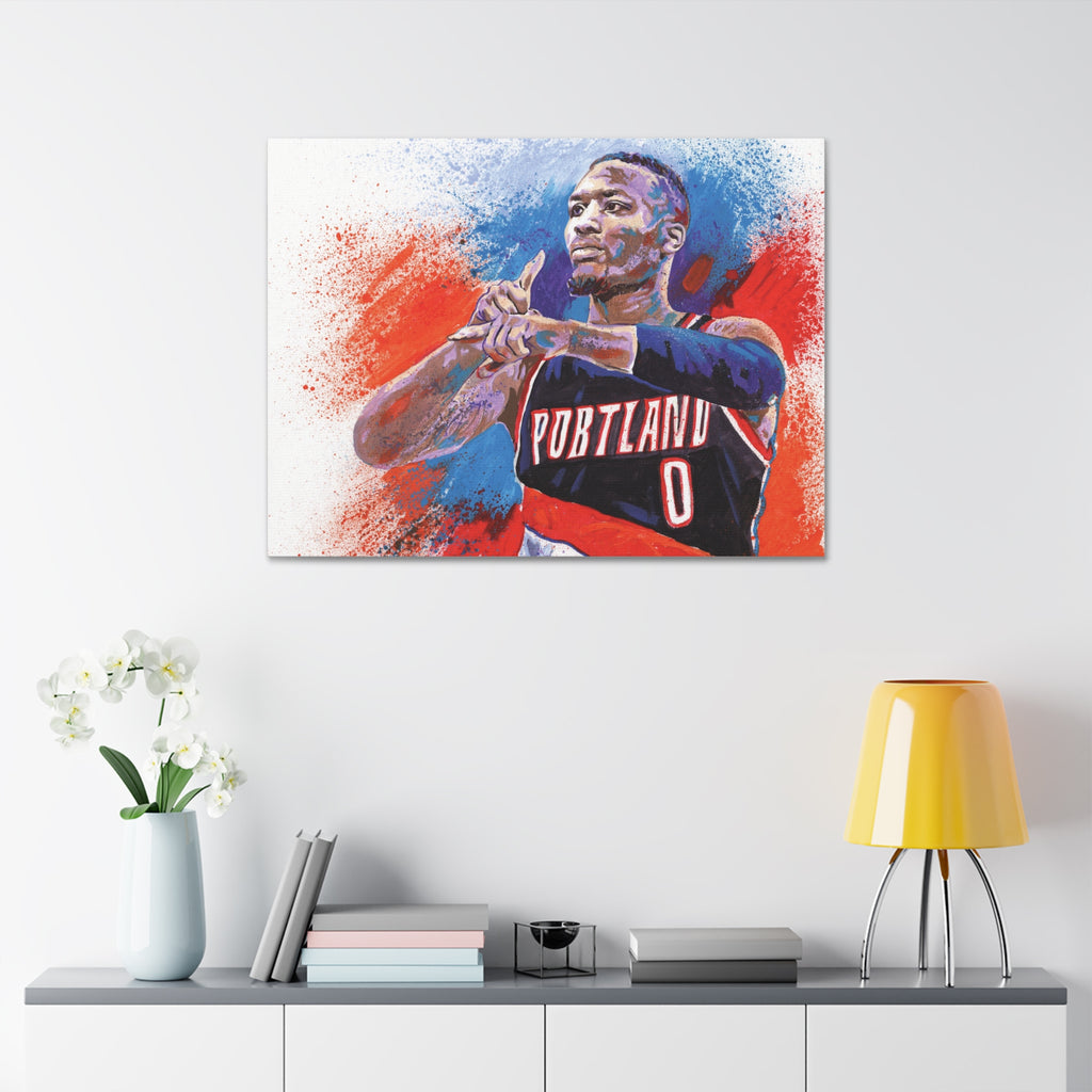 Damian Lillard Art Print: Canvas or Paper
