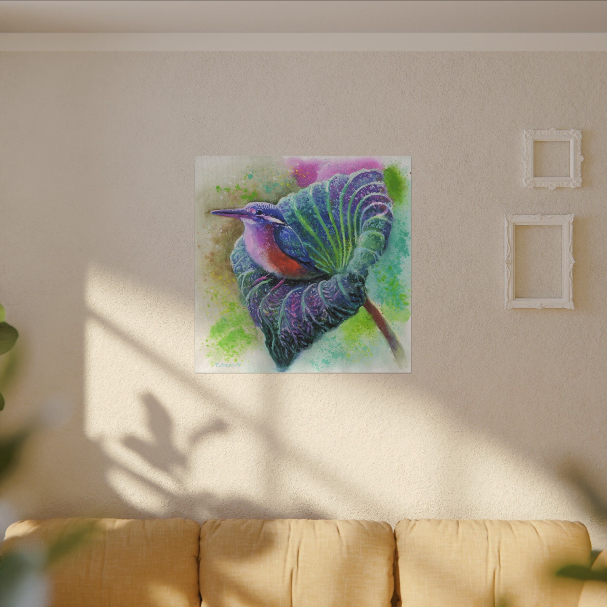 Kingfisher Art Print: Canvas or Paper