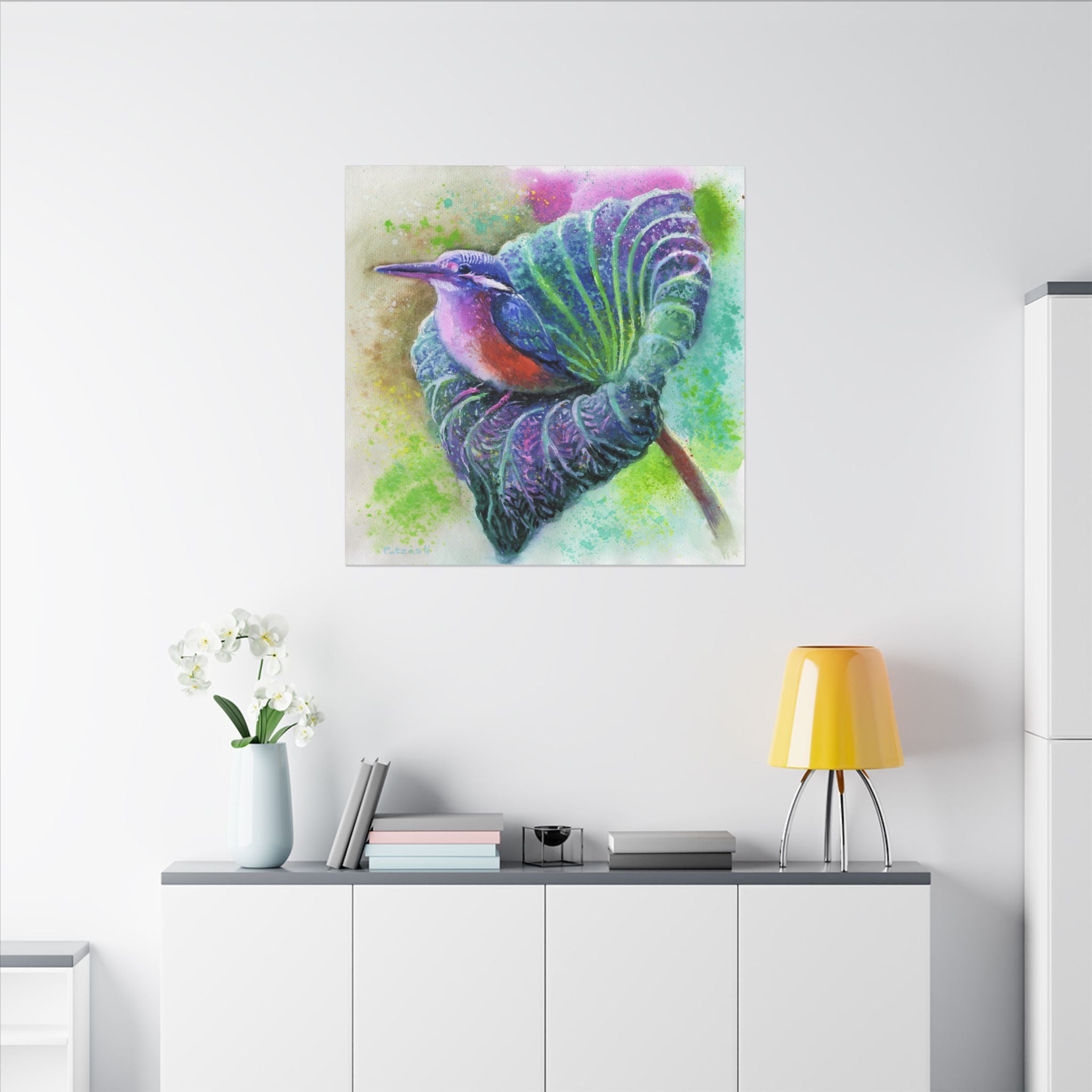 Kingfisher Art Print: Canvas or Paper