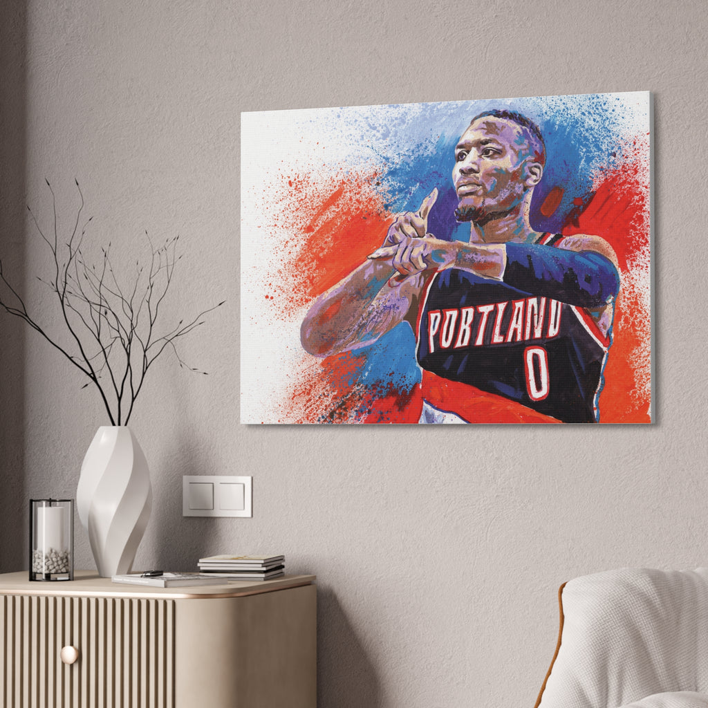 Damian Lillard Art Print: Canvas or Paper