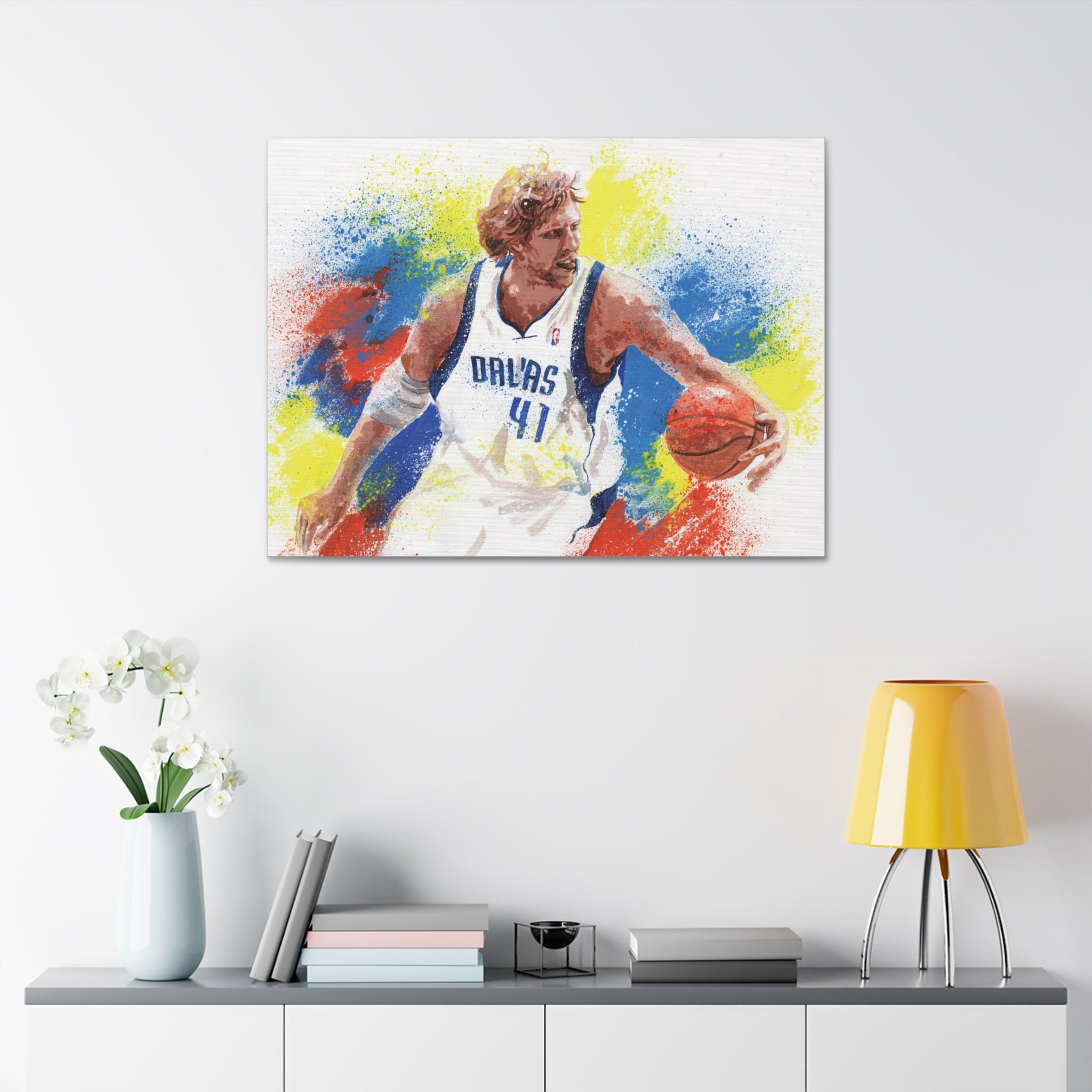 Dirk Nowitzki Art Print: Canvas or Paper