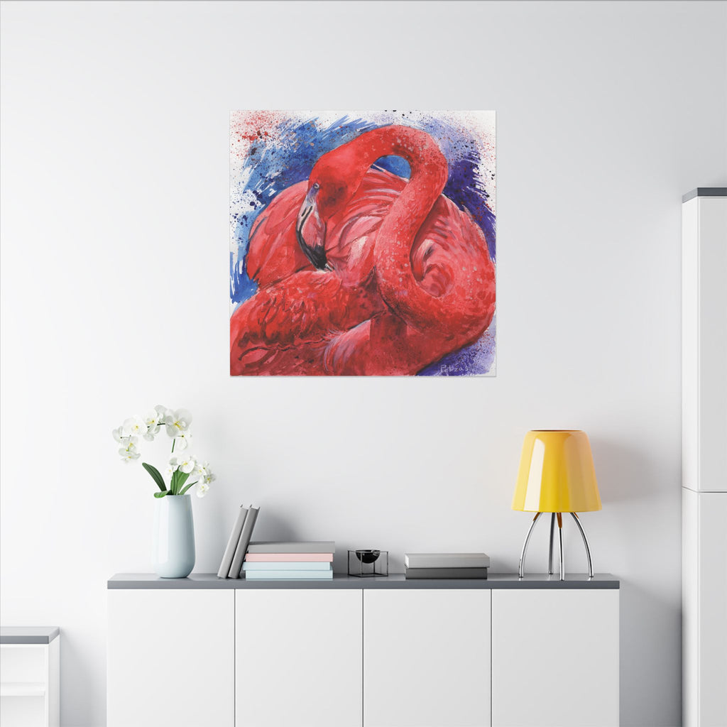 Flamingo Art Print: Canvas or Paper