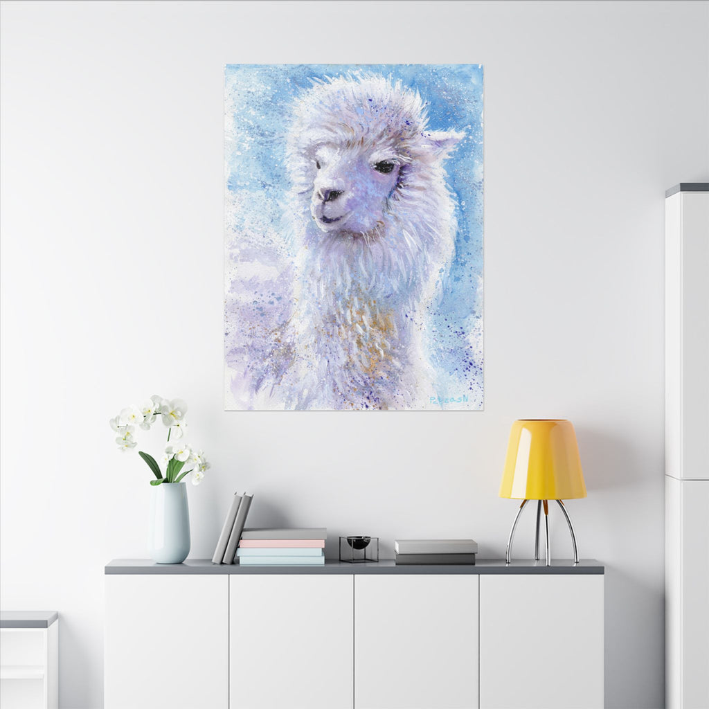 Alpaca Art Print: Canvas or Paper