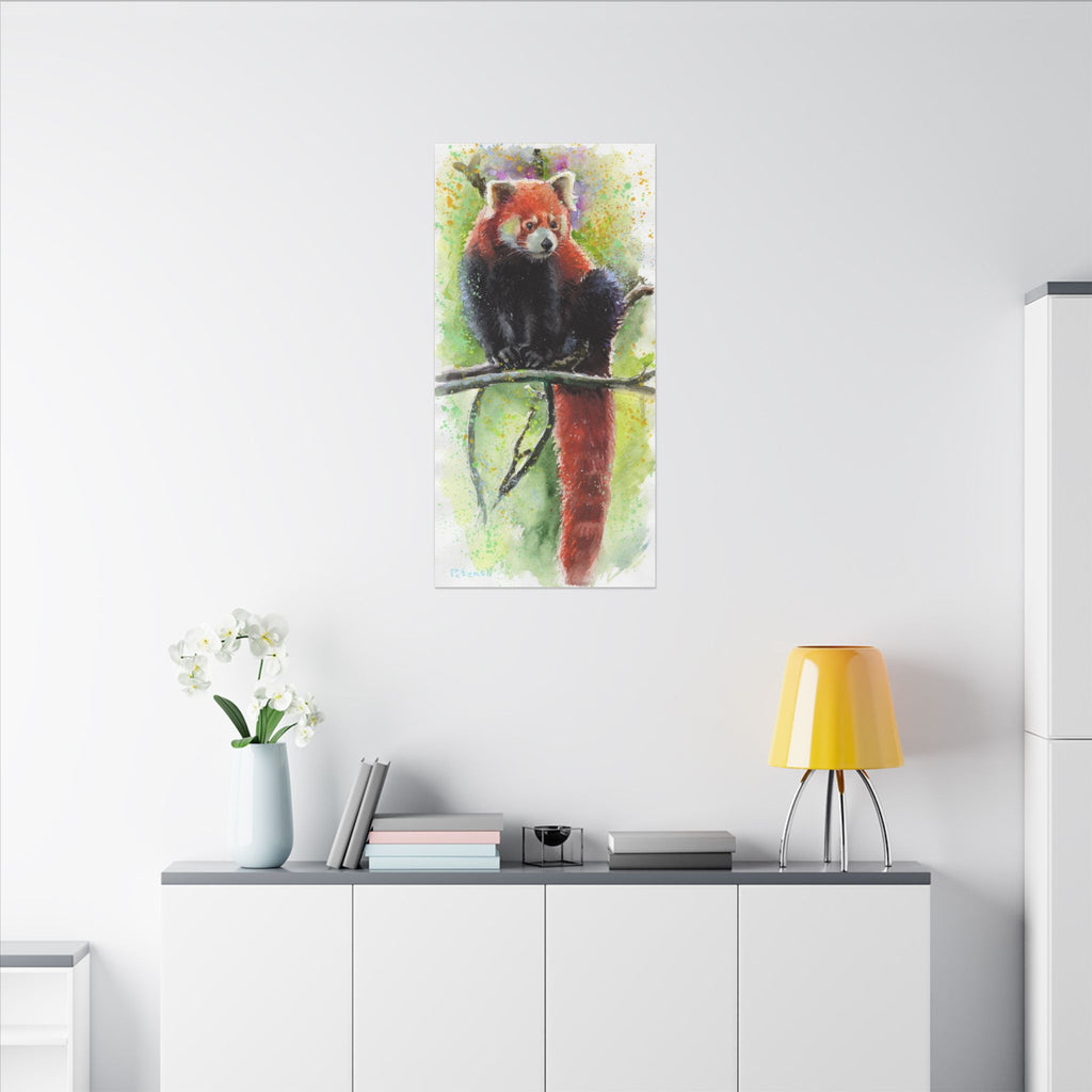 Red Panda Art Print: Canvas or Paper