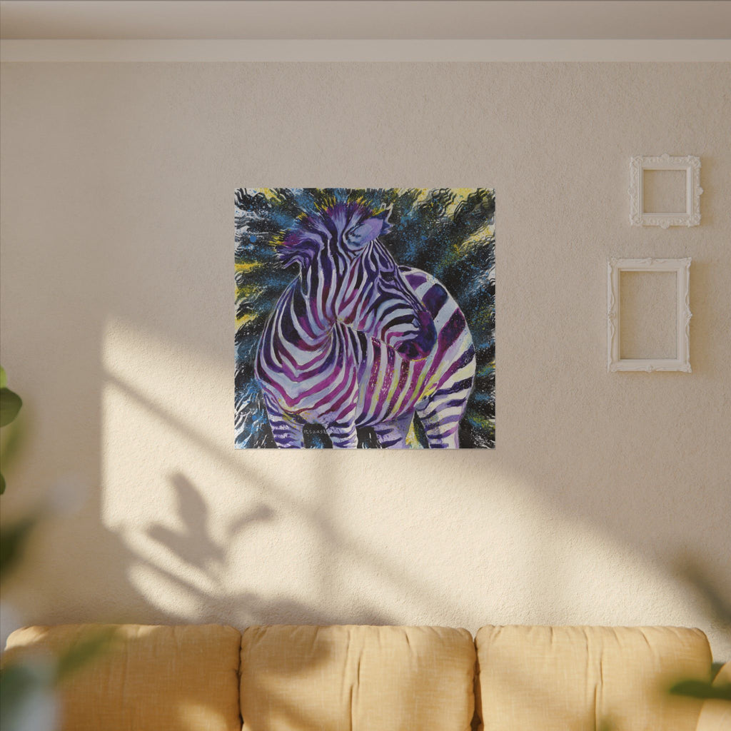 Zebra Art Print: Canvas or Paper