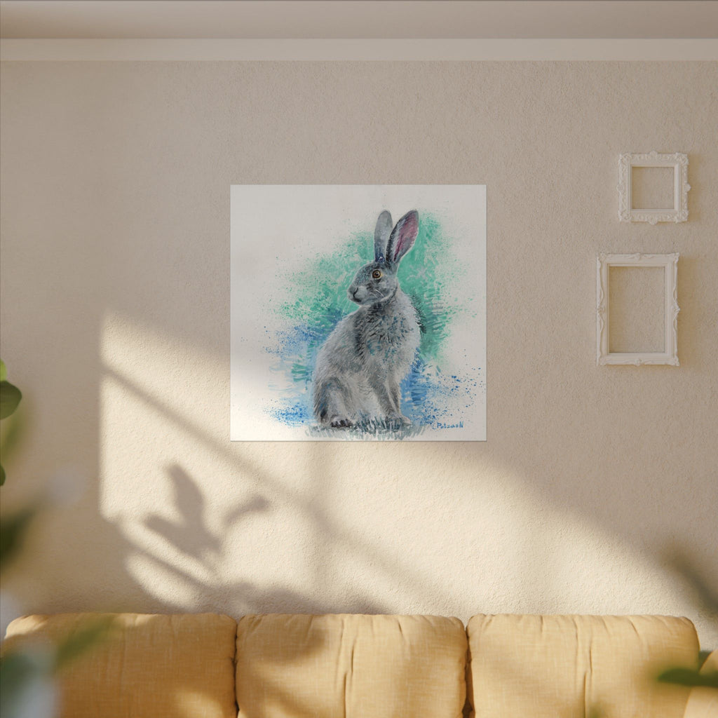 Rabbit Art Print: Canvas or Paper