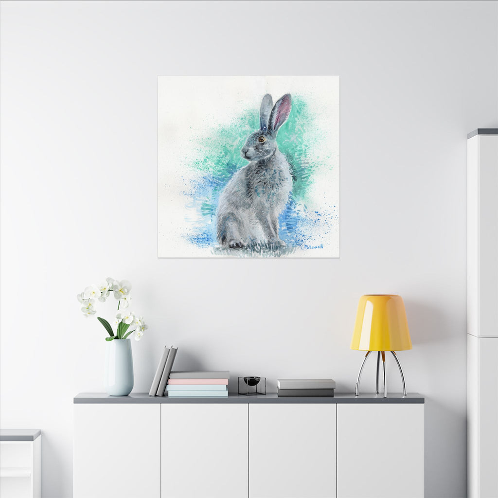 Rabbit Art Print: Canvas or Paper