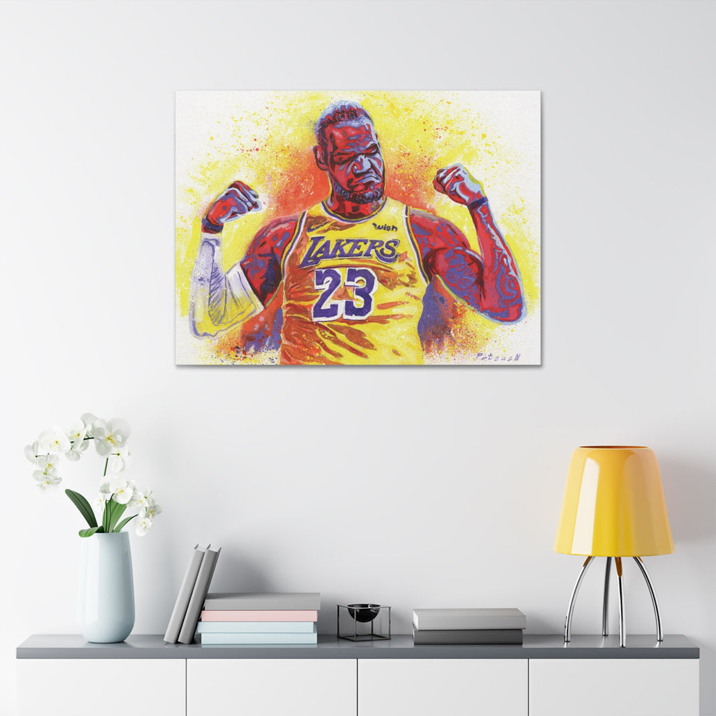 LeBron James Art Print: Canvas or Paper