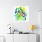 Seahorse Art Print: Canvas or Paper