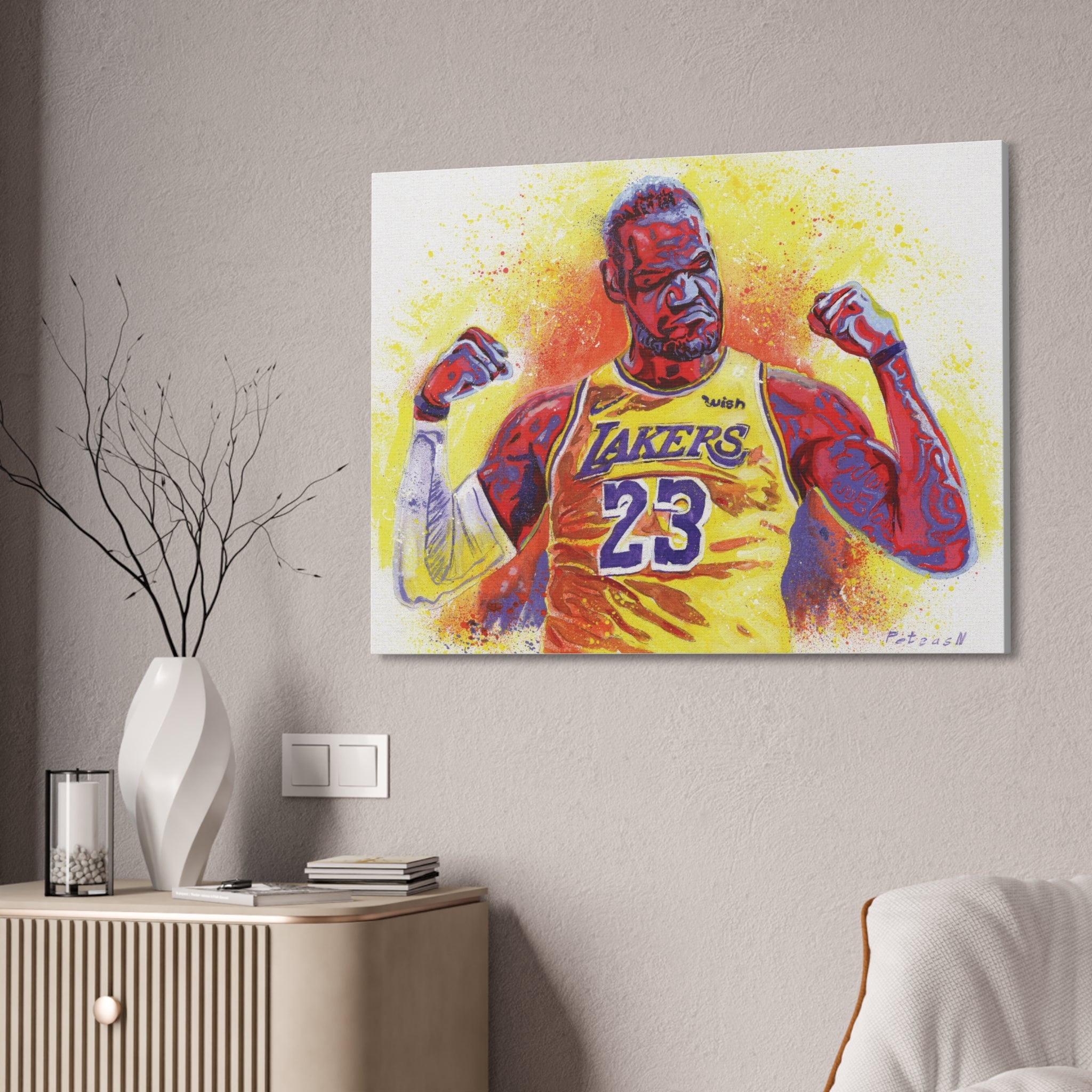 LeBron James Art Print: Canvas or Paper