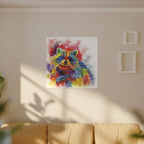 Raccoon Art Print: Canvas or Paper