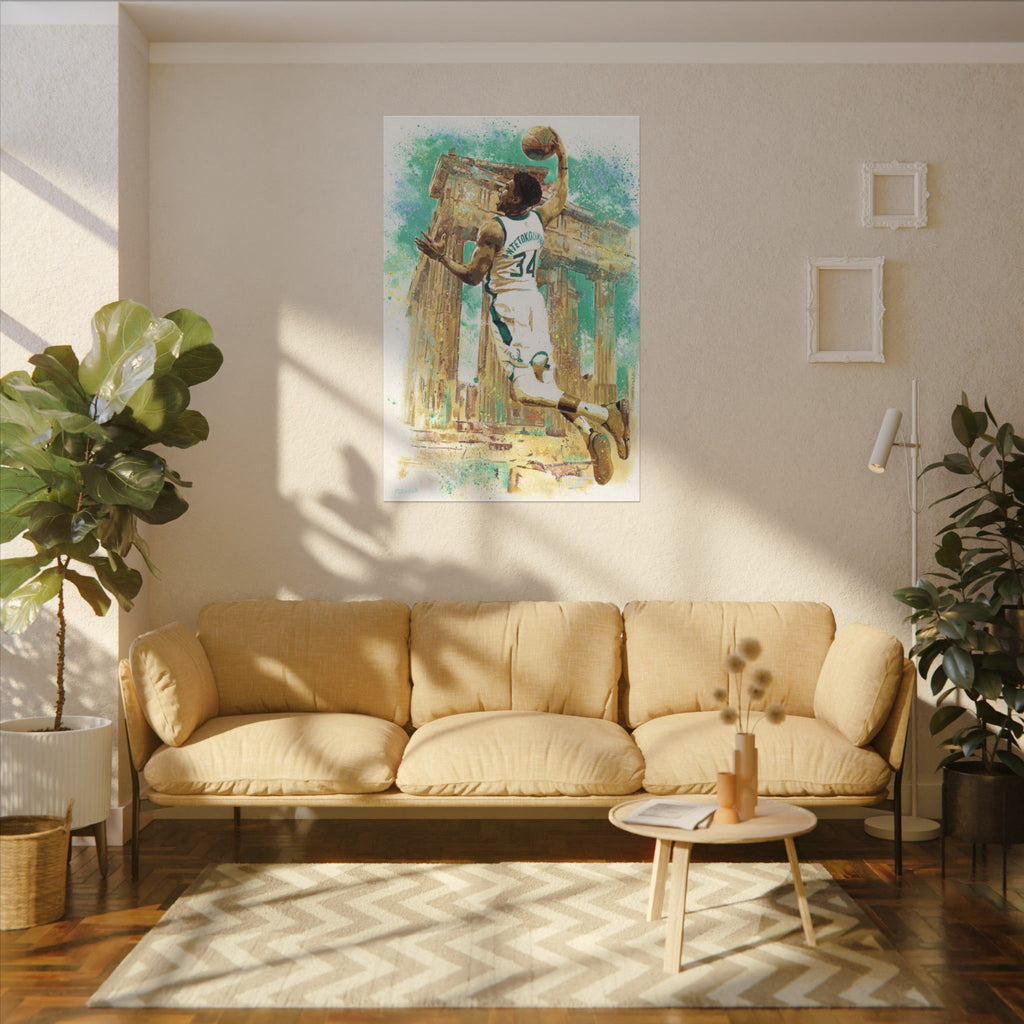 Giannis Antetokounmpo Art Print: Canvas or Paper