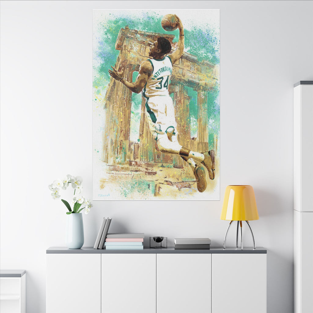 Giannis Antetokounmpo Art Print: Canvas or Paper