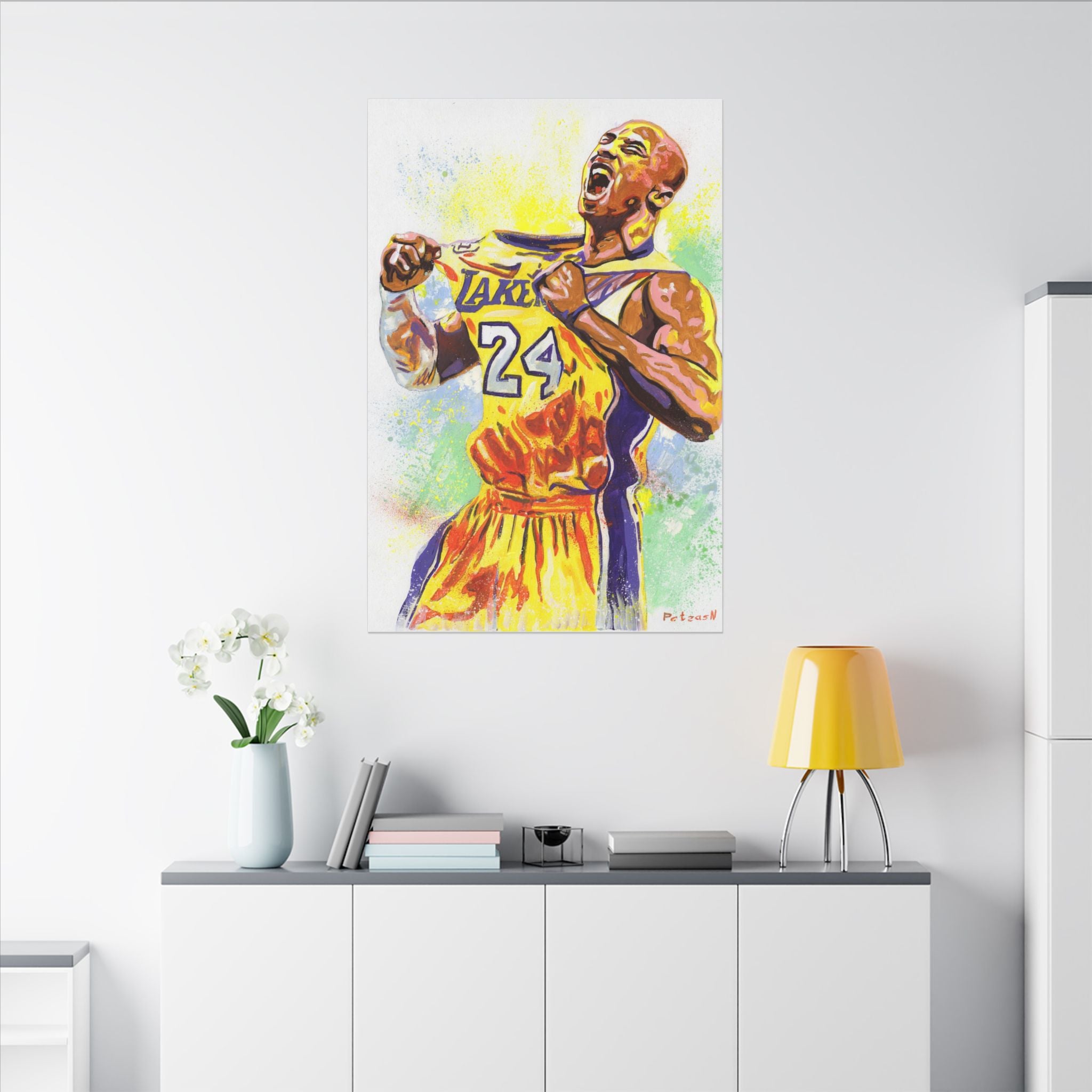 Kobe Bryant Art Print: Canvas or Paper