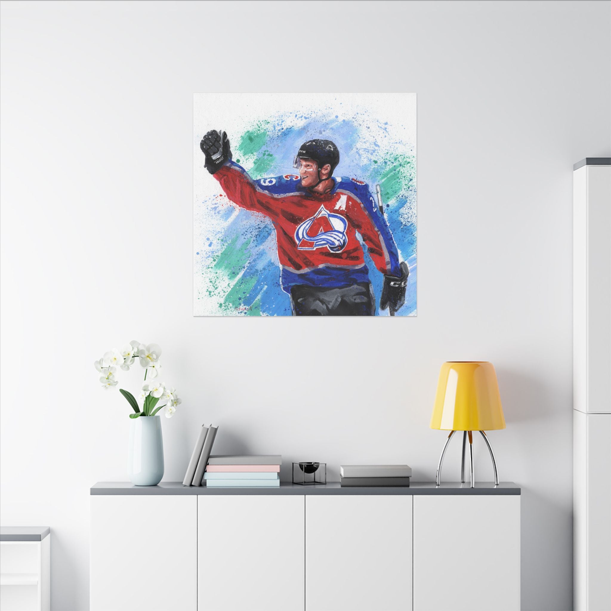 Nathan MacKinnon Art Print: Canvas or Paper