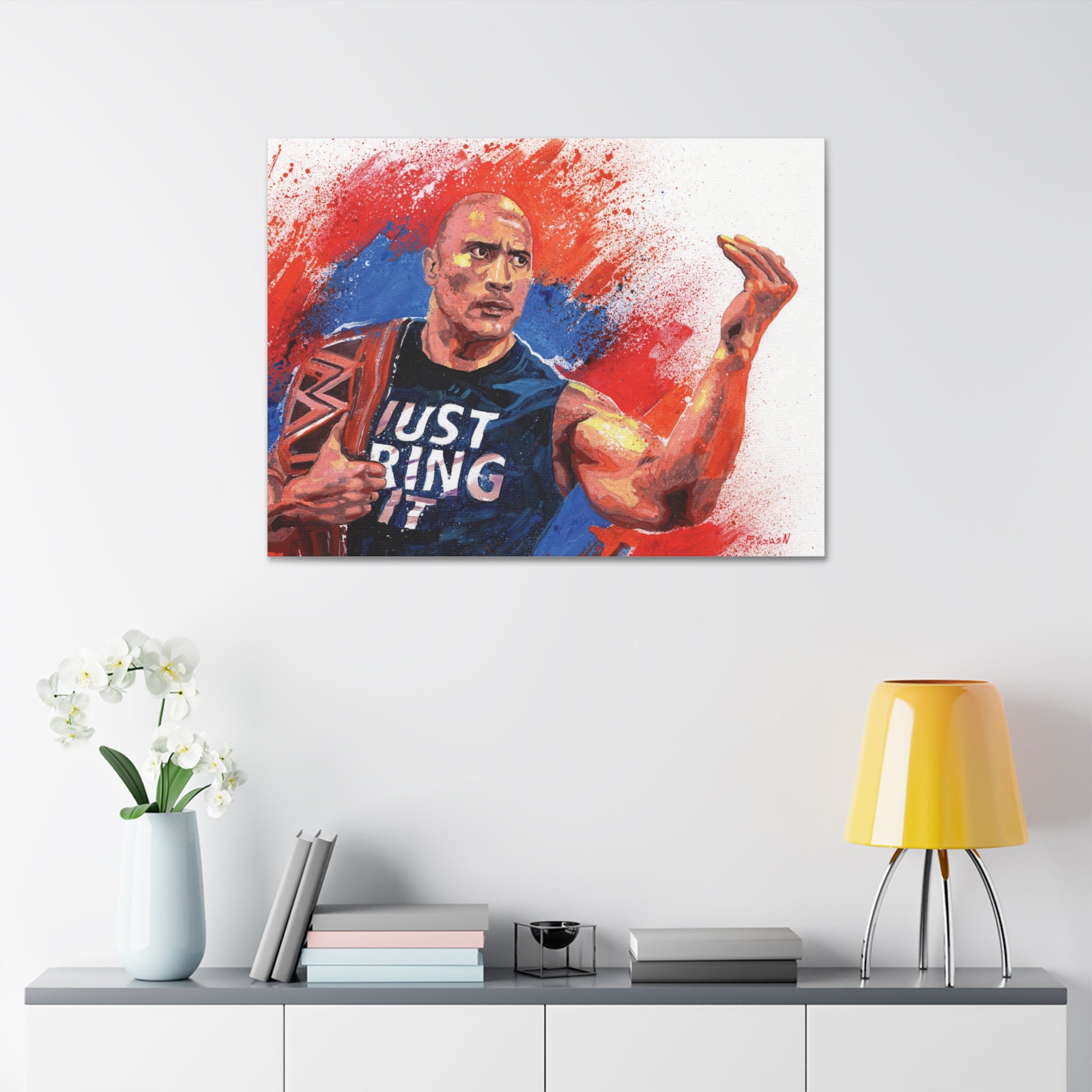 Dwayne Johnson Art Print: Canvas or Paper