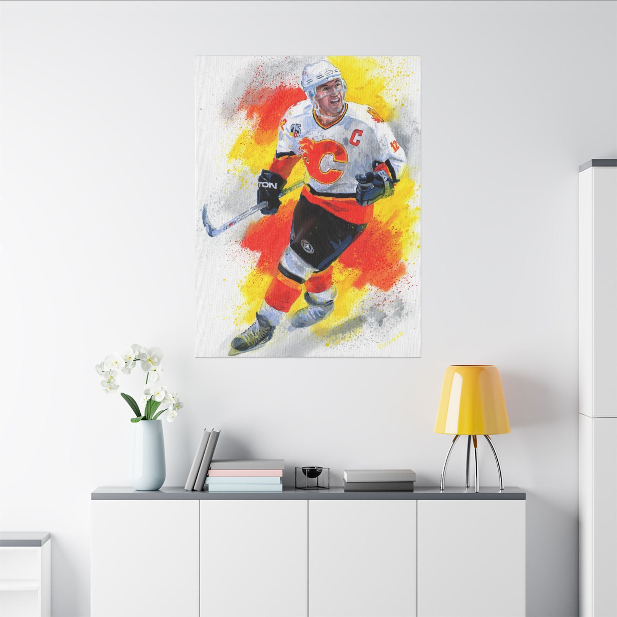 Jarome Iginla Art Print: Canvas or Paper