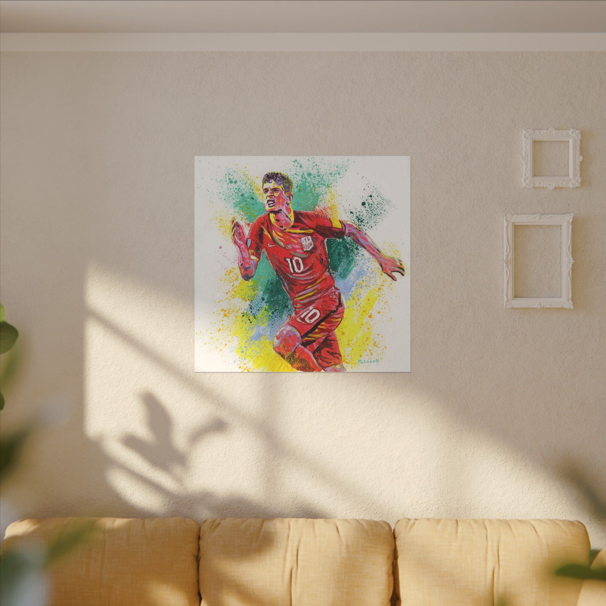 Christian Pulisic Art Print: Canvas or Paper