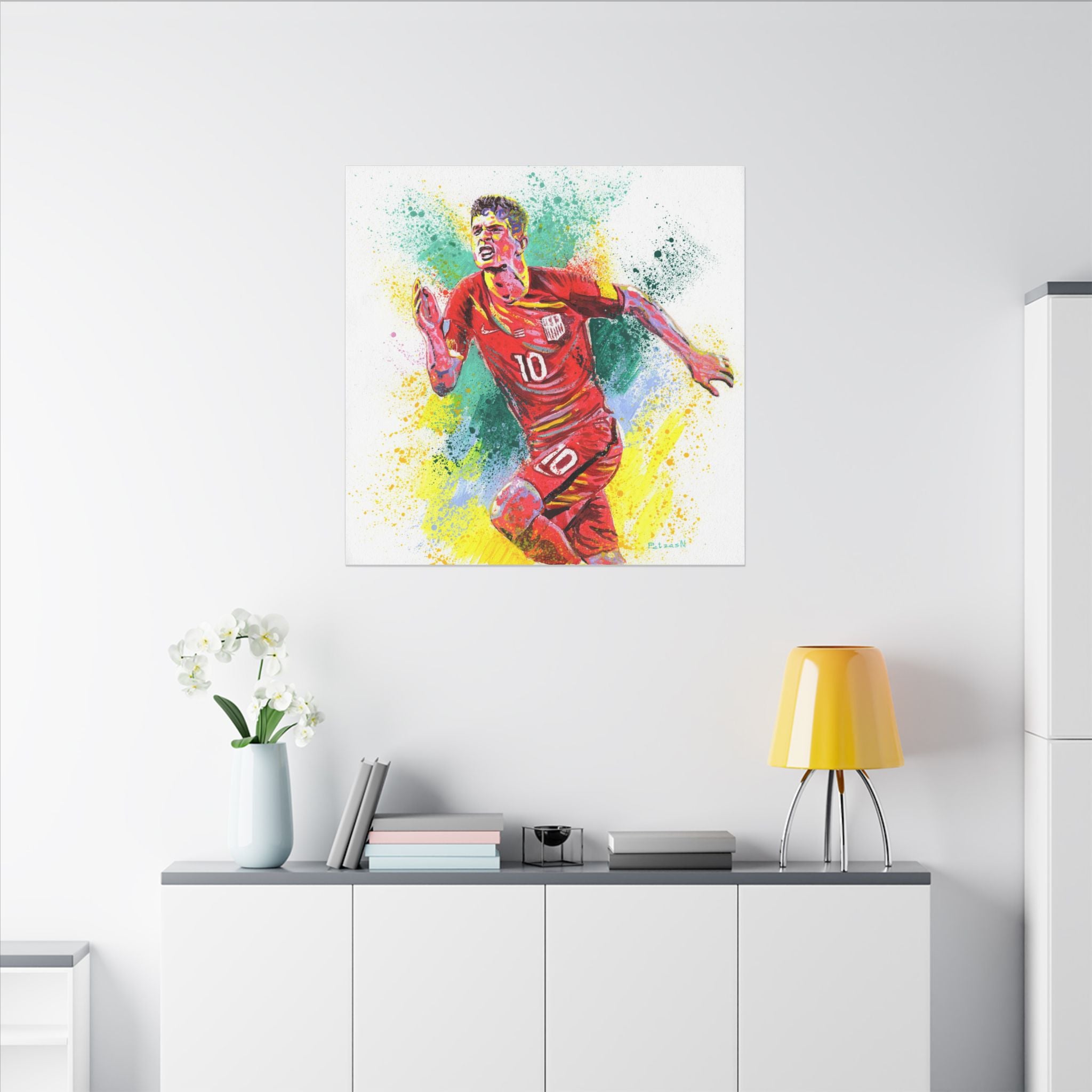 Christian Pulisic Art Print: Canvas or Paper