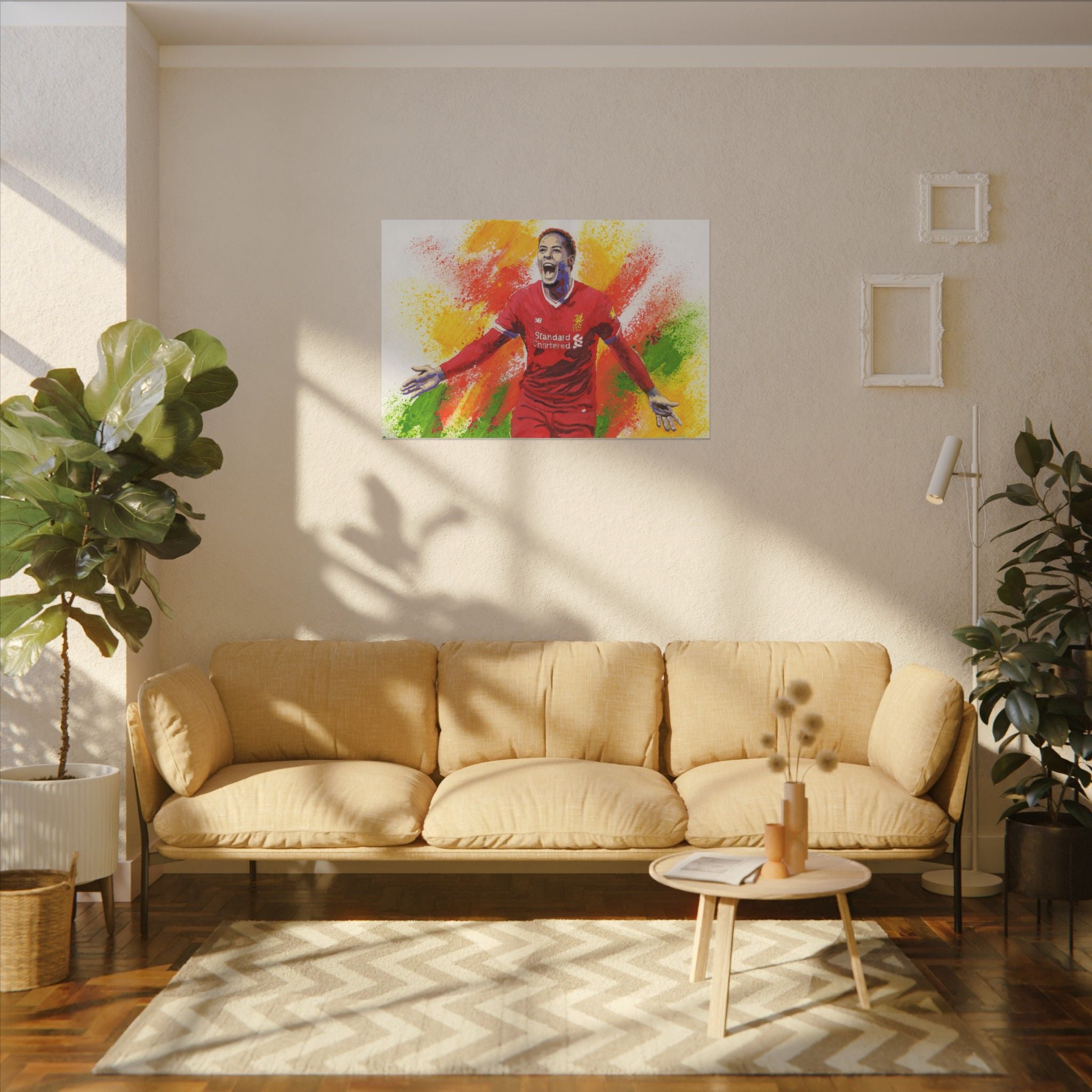 Virgil van Dijk Art Print: Canvas or Paper