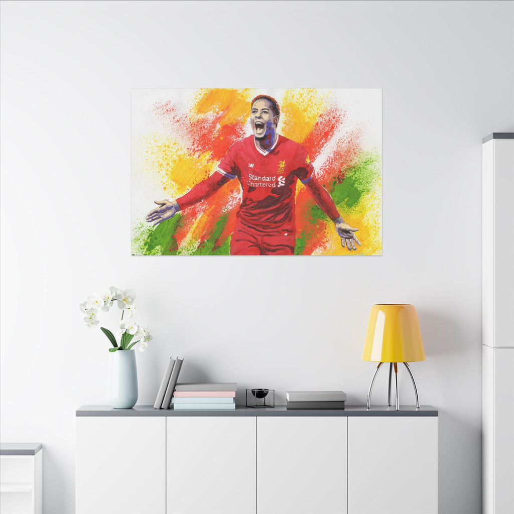 Virgil van Dijk Art Print: Canvas or Paper