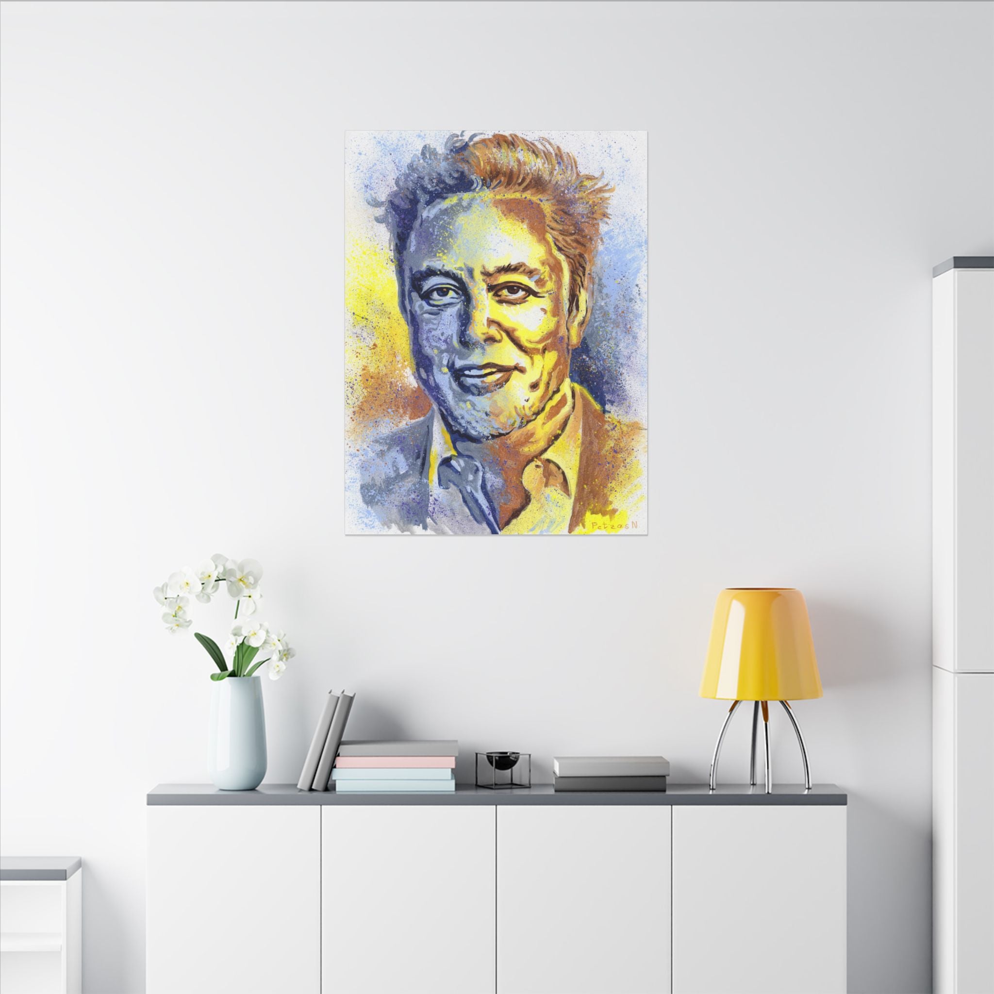 Elon Musk Art Print: Canvas or Paper