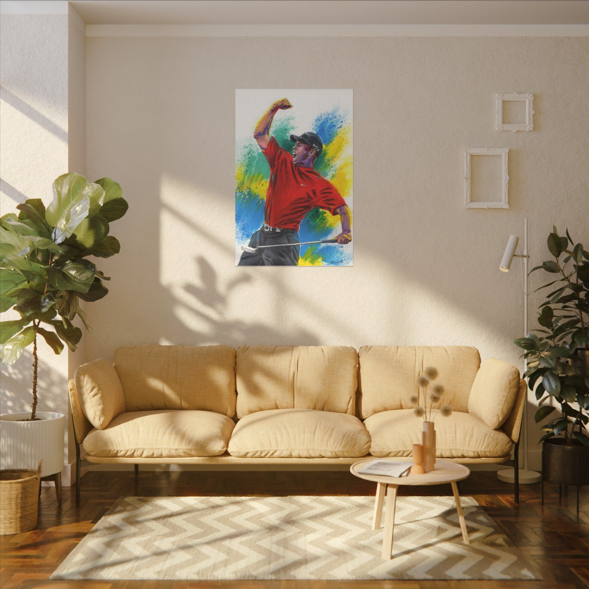 Tiger Woods Art Print: Canvas or Paper