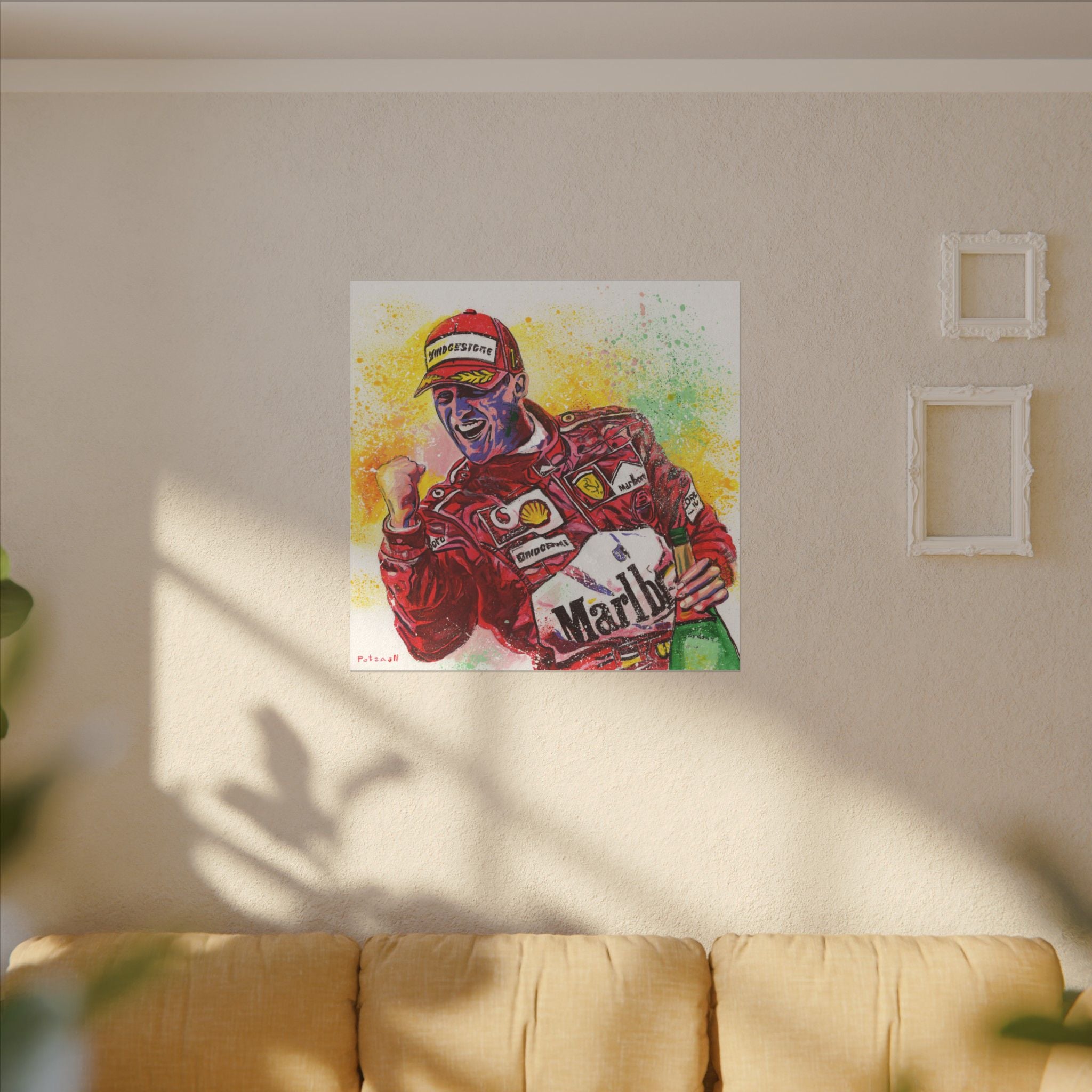 Michael Schumacher Art Print: Canvas or Paper