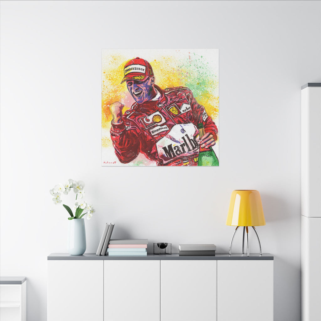 Michael Schumacher Art Print: Canvas or Paper