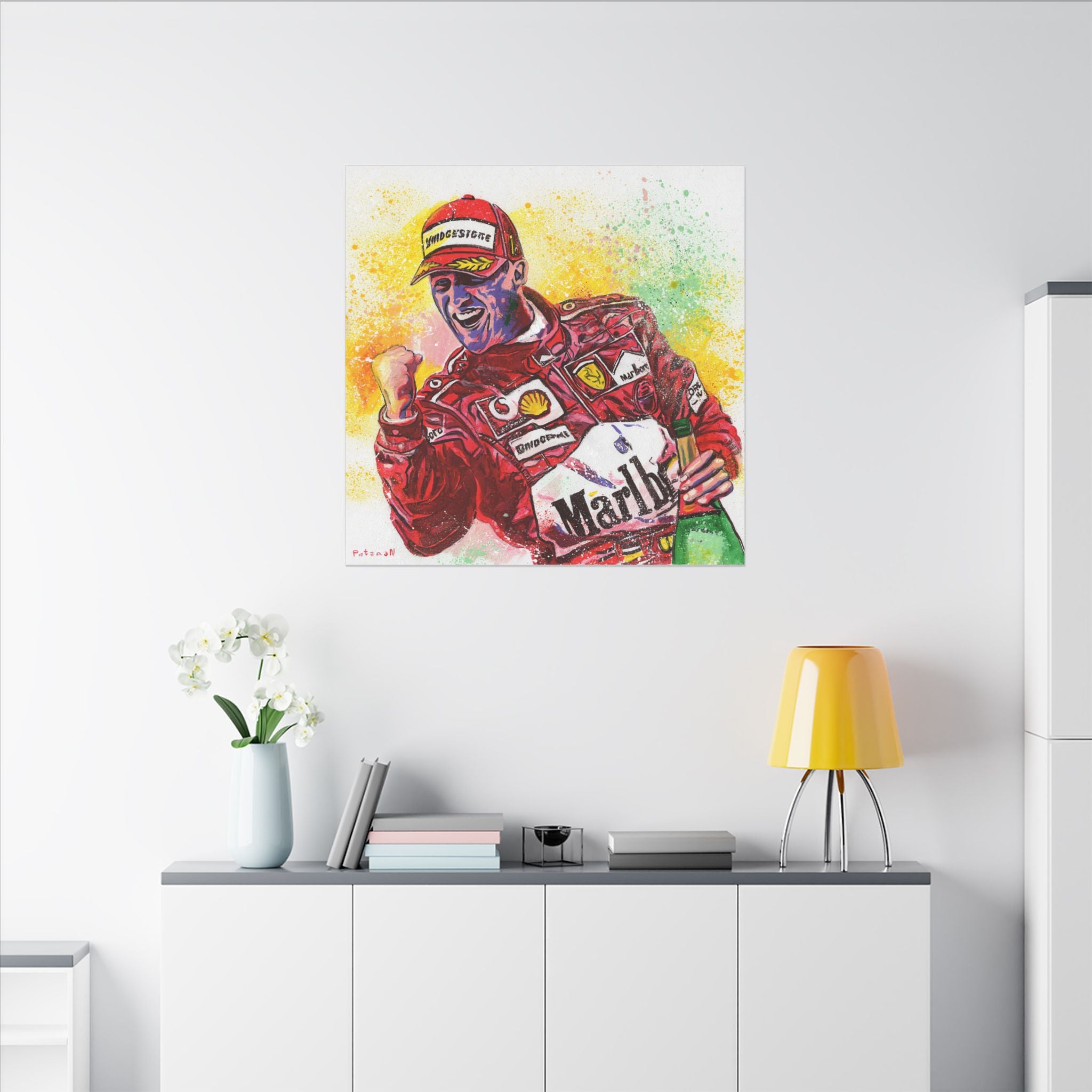 Michael Schumacher Art Print: Canvas or Paper