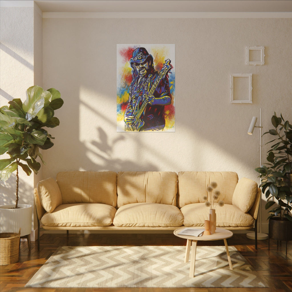 Lemmy Kilmister Art Print: Canvas or Paper