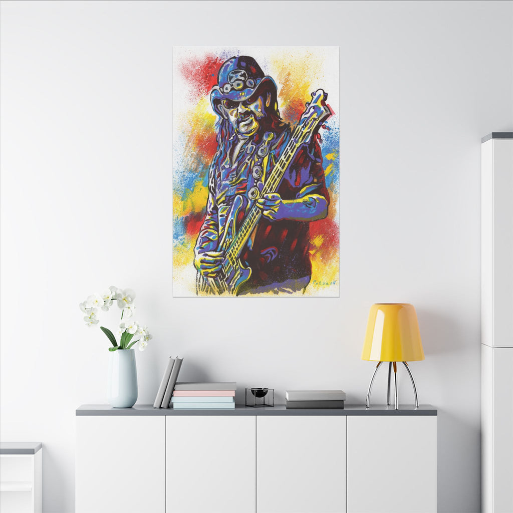 Lemmy Kilmister Art Print: Canvas or Paper