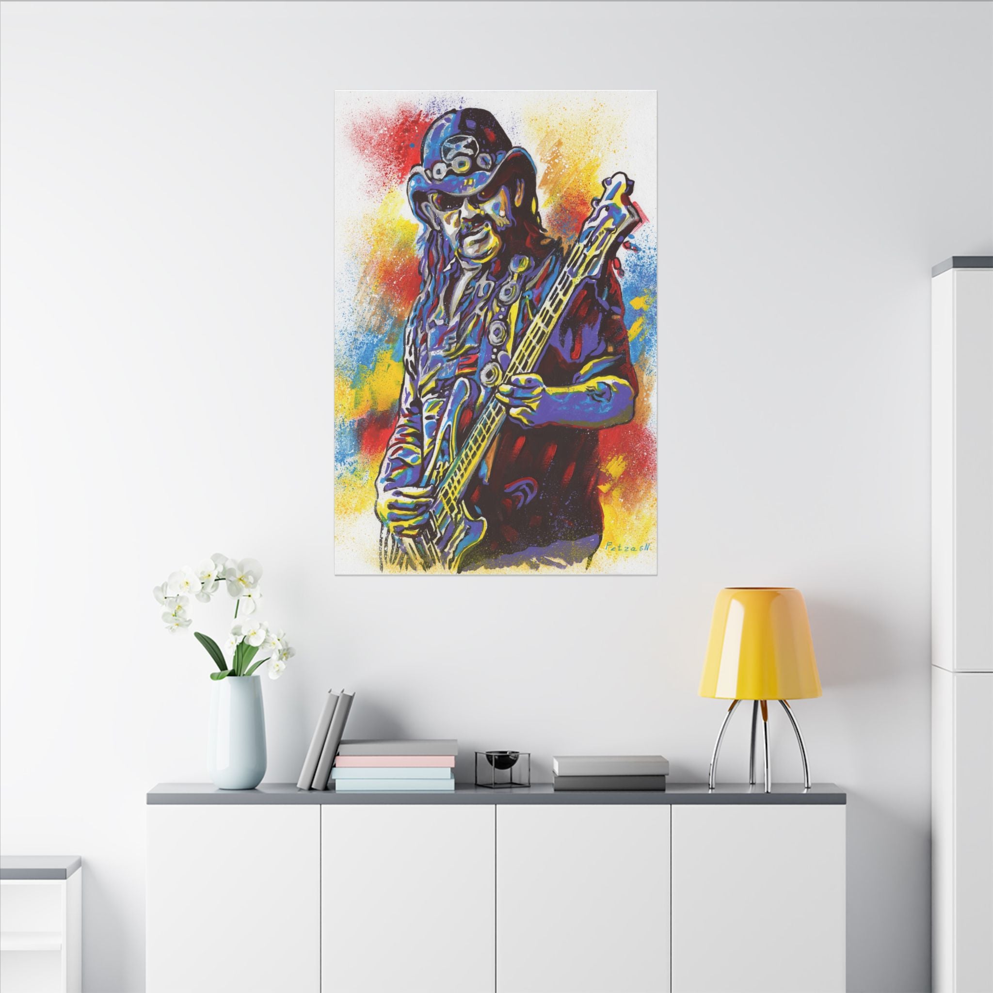 Lemmy Kilmister Art Print: Canvas or Paper