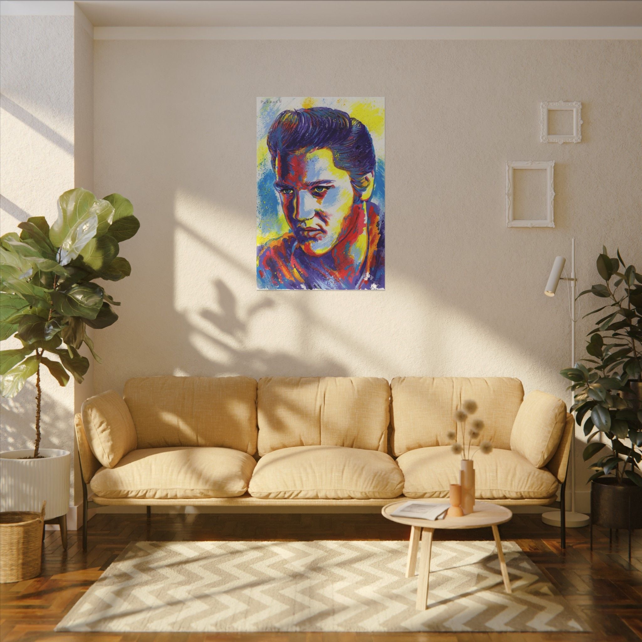 Elvis Presley Art Print: Canvas or Paper