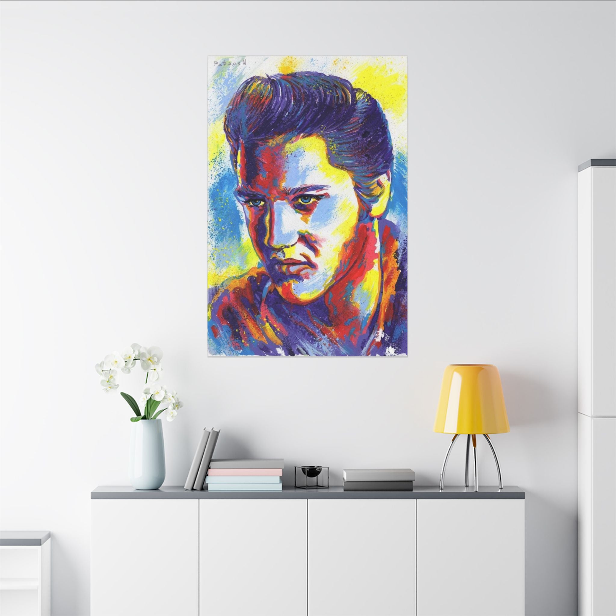 Elvis Presley Art Print: Canvas or Paper