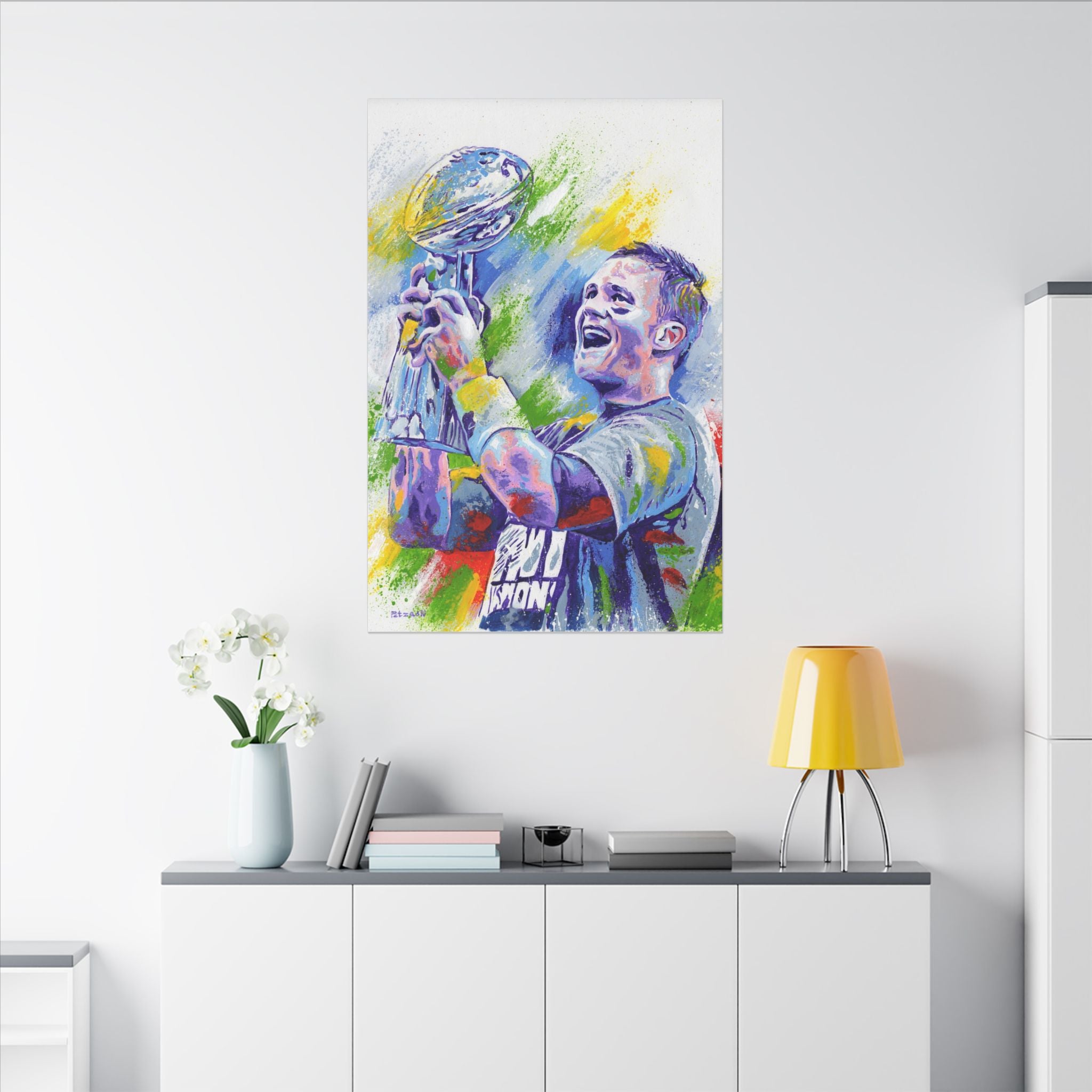 Tom Brady Art Print: Canvas or Paper