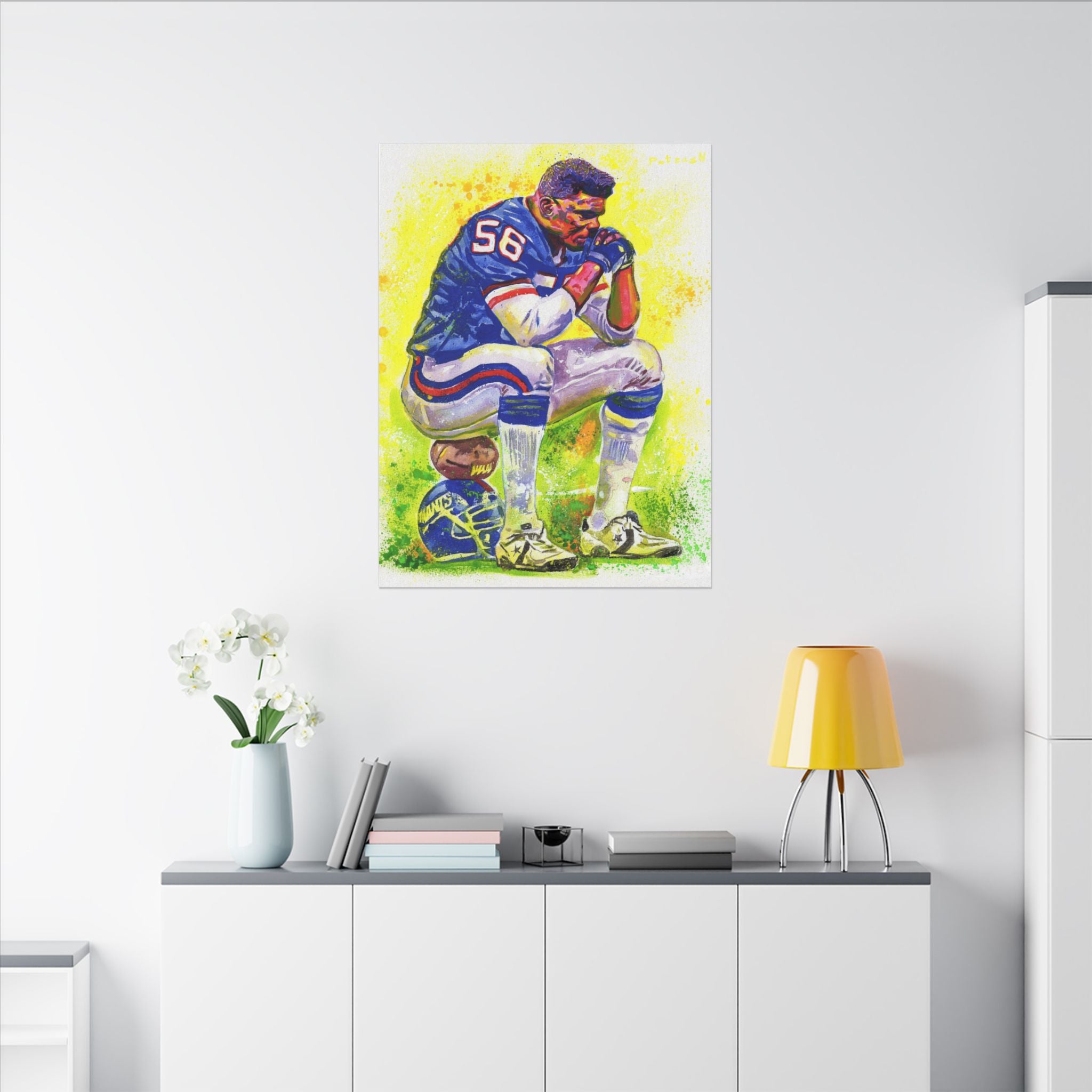 Lawrence Taylor Art Print: Canvas or Paper