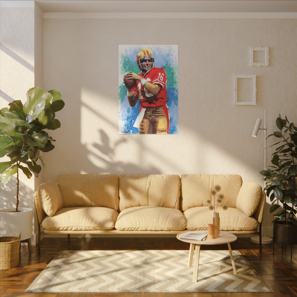 Joe Montana Art Print: Canvas or Paper