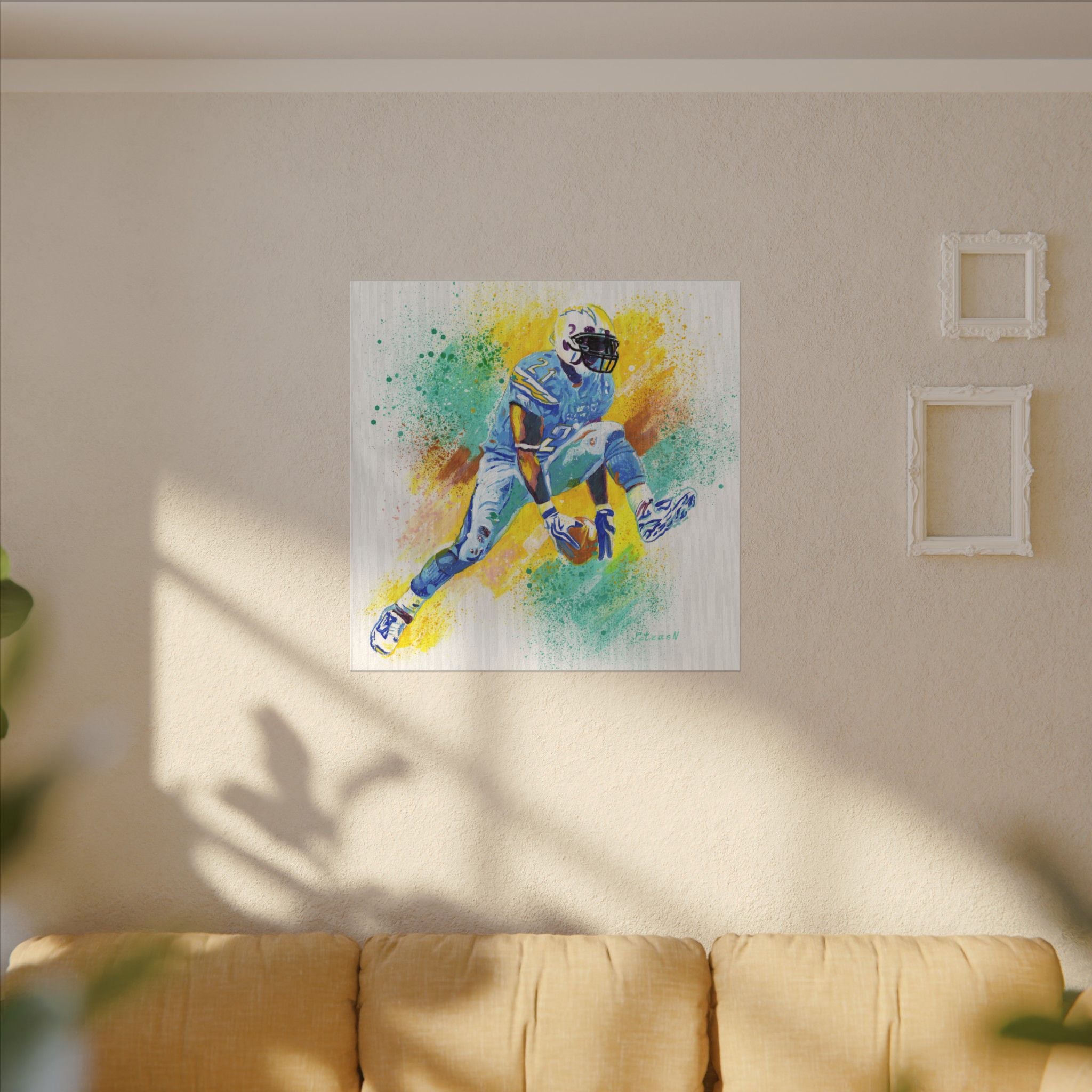LaDainian Tomlinson Art Print: Canvas or Paper