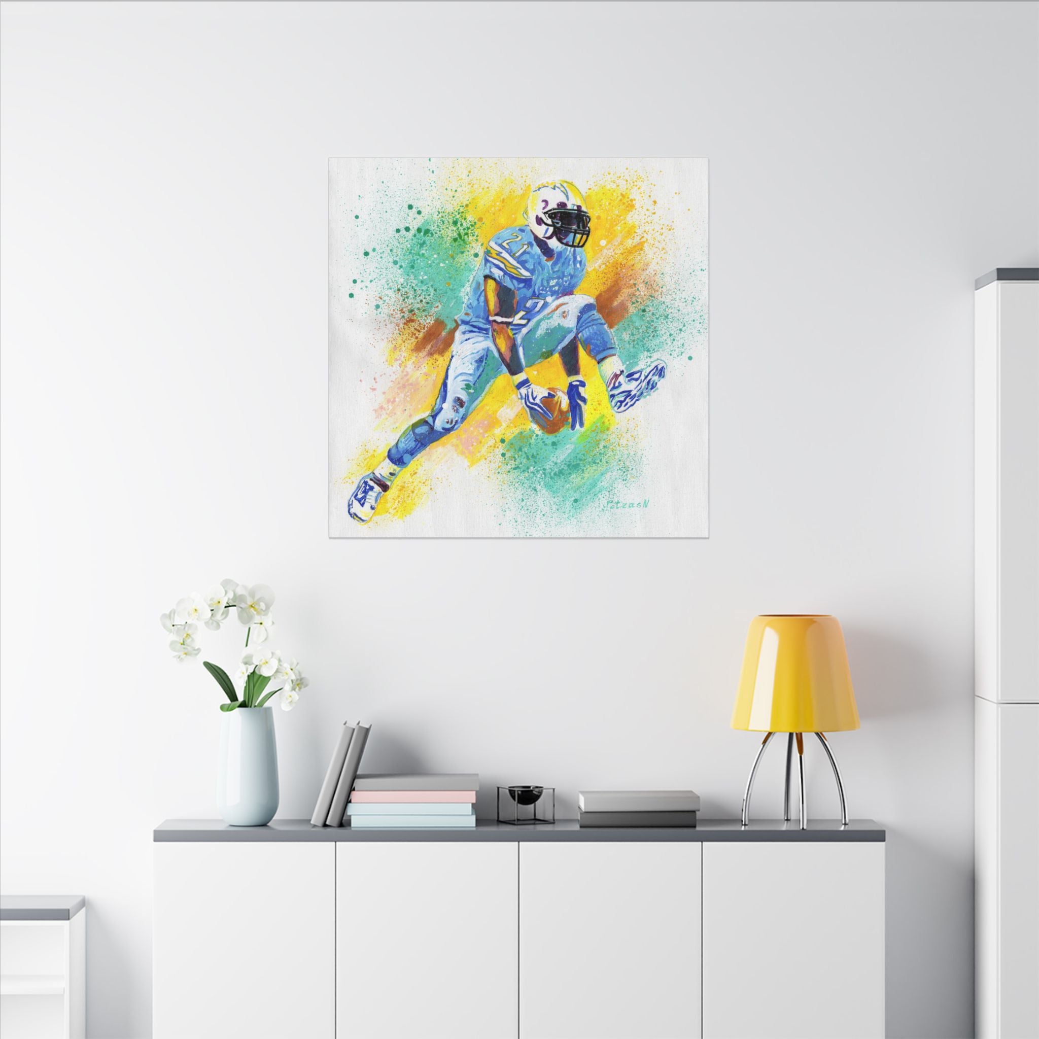 LaDainian Tomlinson Art Print: Canvas or Paper