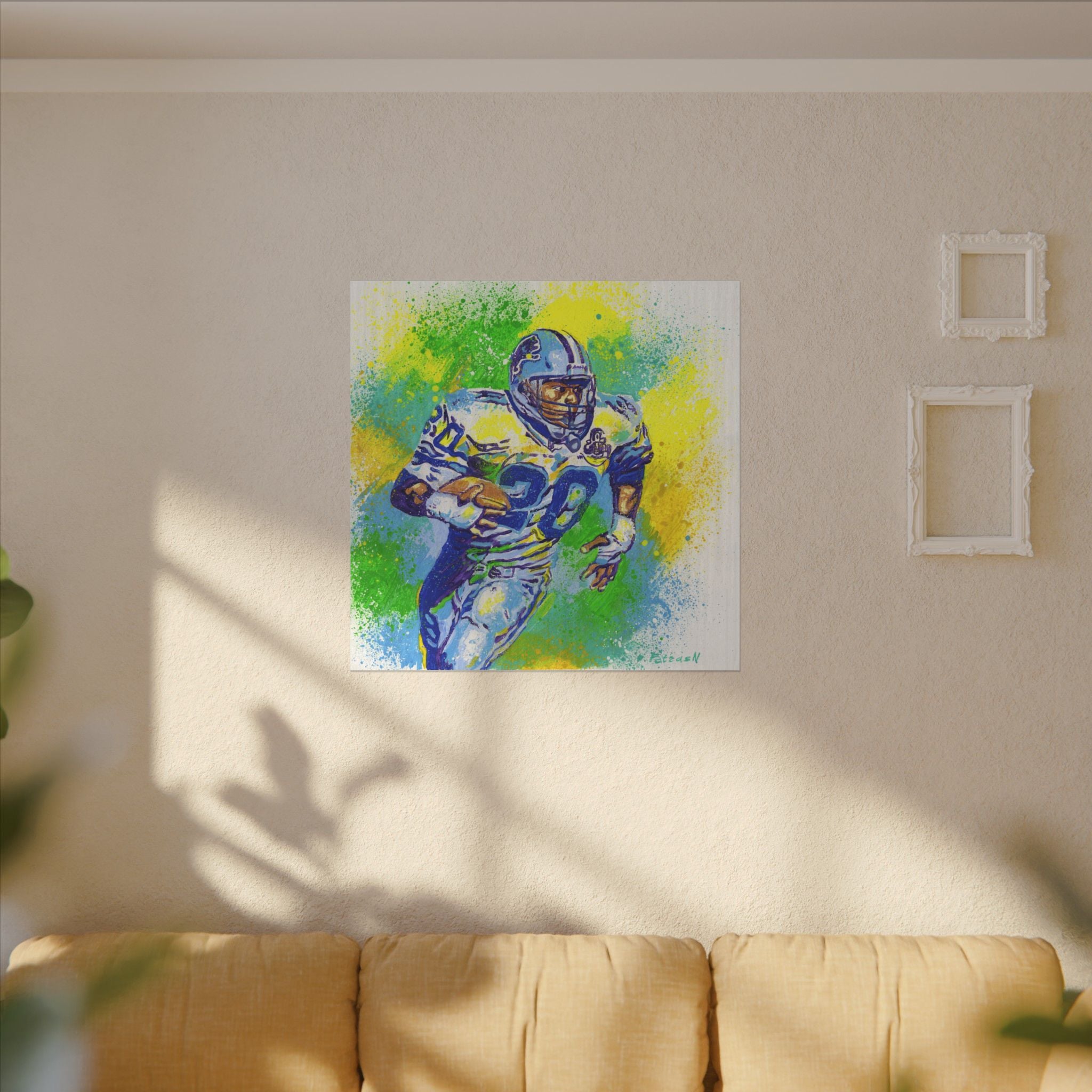 Barry Sanders Art Print: Canvas or Paper